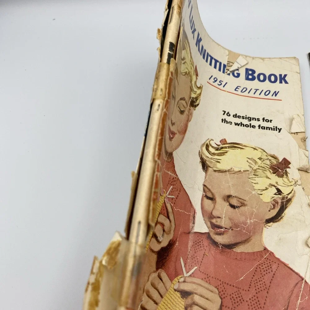 Vintage Knitting Books‎ (3) 1950s Patons New Lux Cancraft